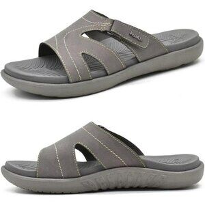 Womens Orthotic Slides Sandals Arch Support Slip On Yoga Mat Cushion Comfort